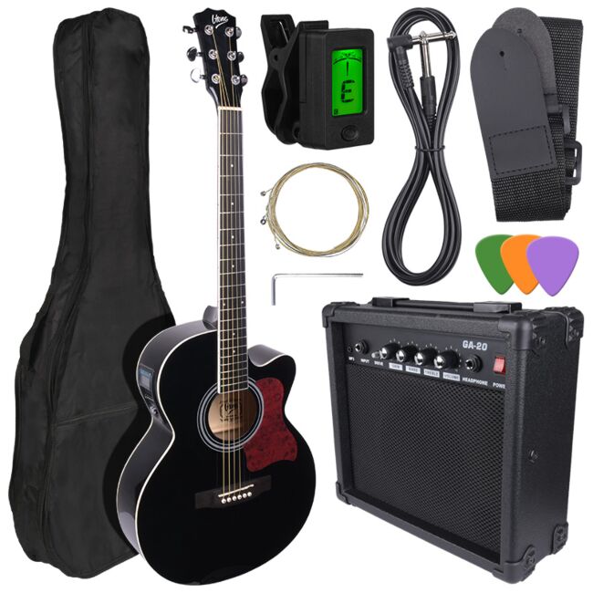 V-TONE EAG SET BK electric acoustic guitar + amplifier