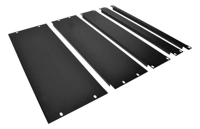 19" Black Rack Panel