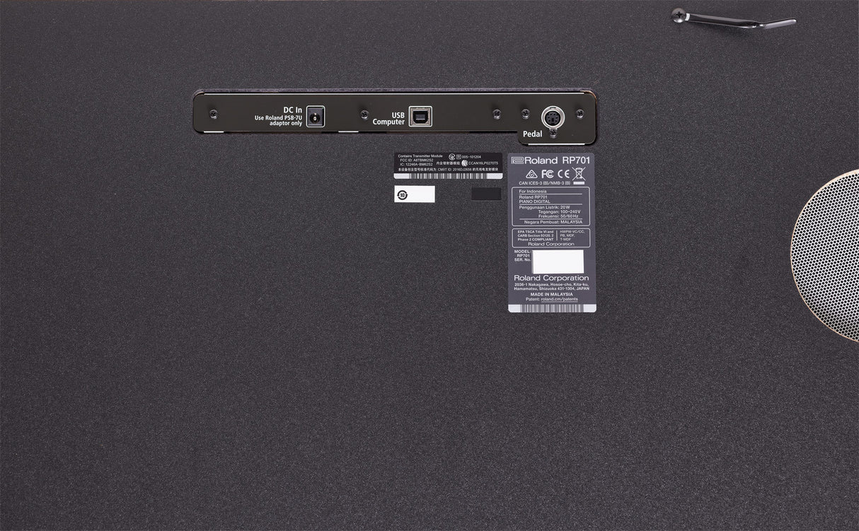 Roland RP701 El Klaver (Sort)