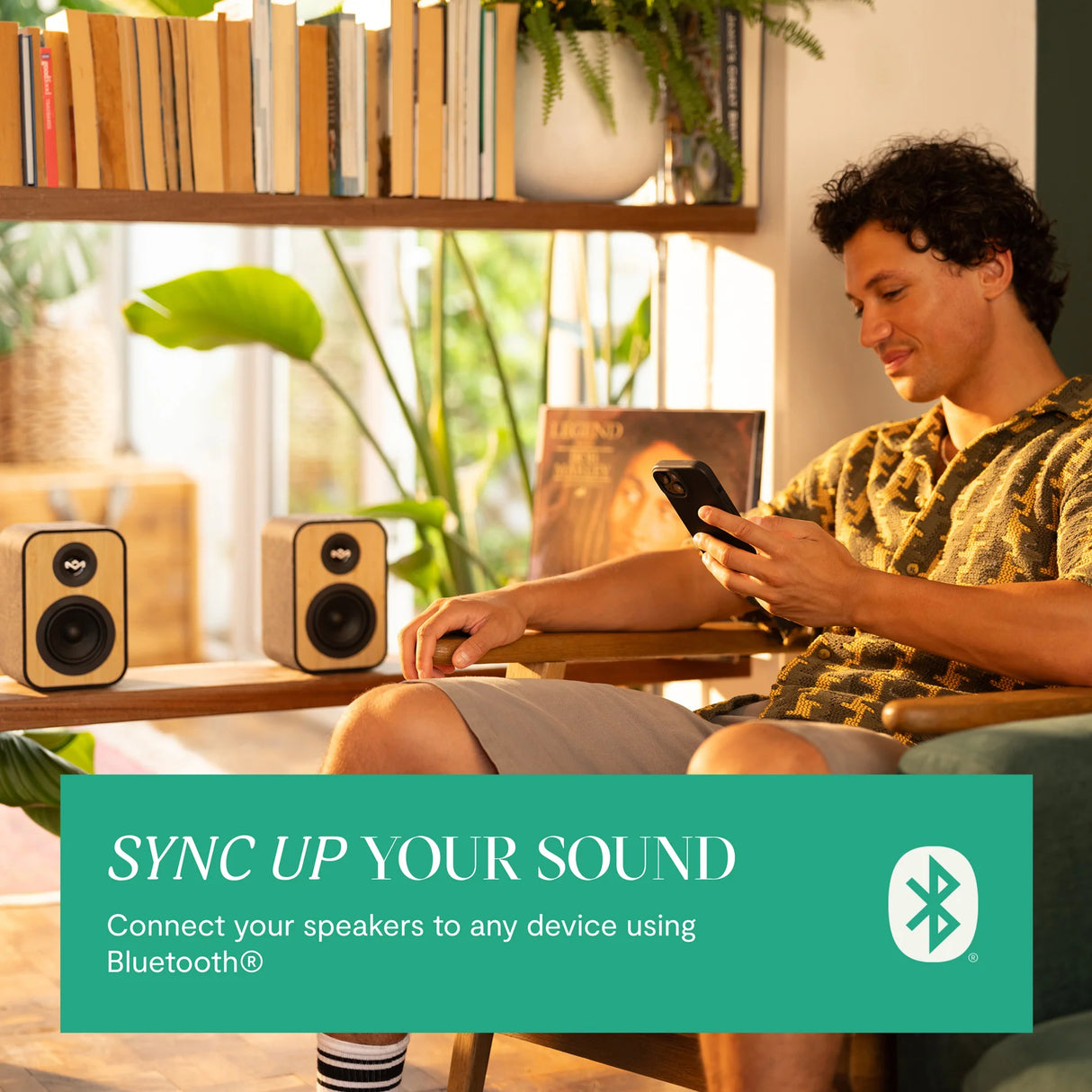 House of Marley Revolution Bluetooth Turntable & Speaker Bundle