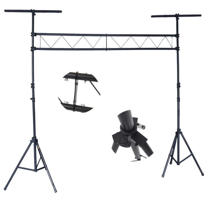 Lighting stand system 240-400cm (120kg)