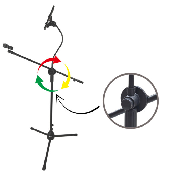 SUPRIMO MS1 microphone stand with foldable arm