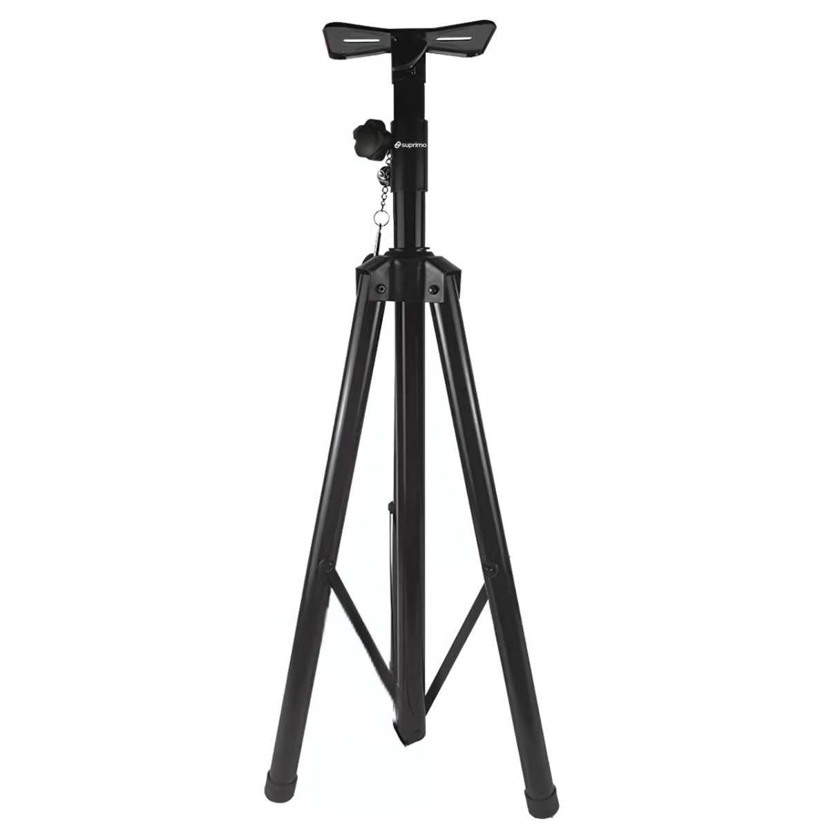Højttalerstativ Tripod Sort med Sikkerhedspind