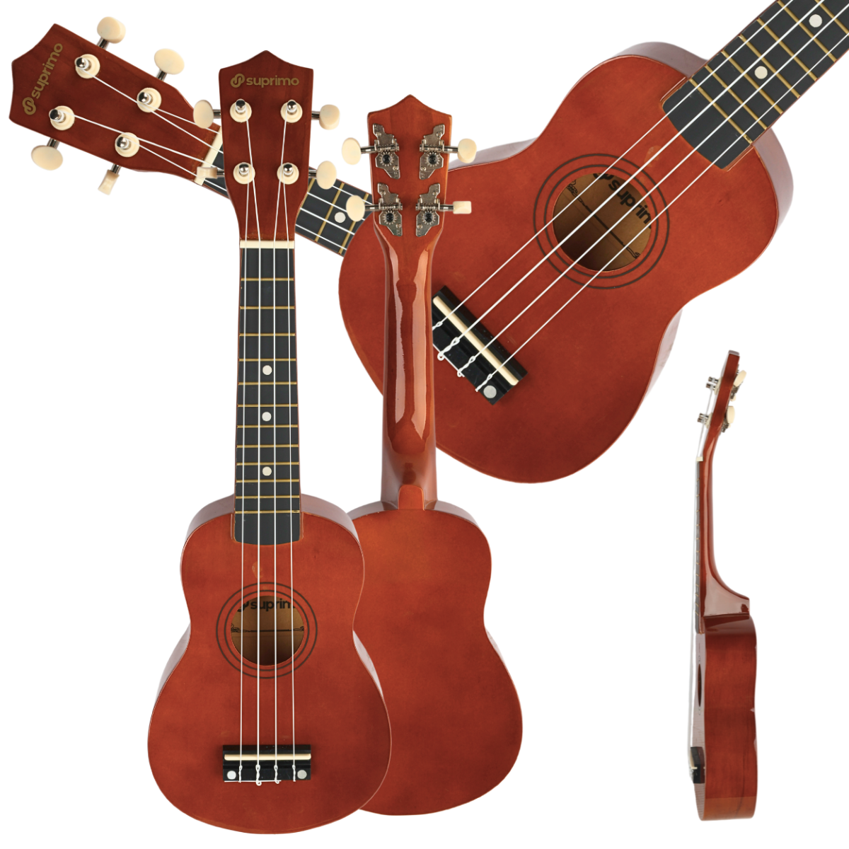 SUPRIMO UK21 DW soprano ukulele 21" dark wood