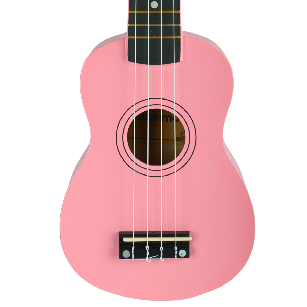 SUPRIMO UK21 PK soprano ukulele 21" pink wood