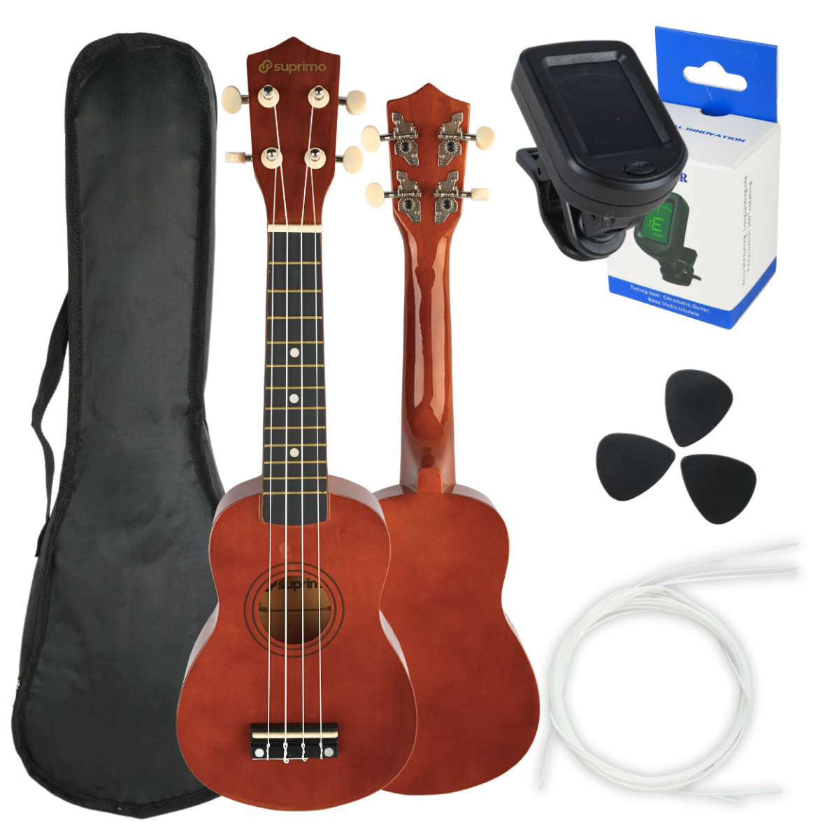 SUPRIMO UK21 SET DW soprano ukulele 21" dark