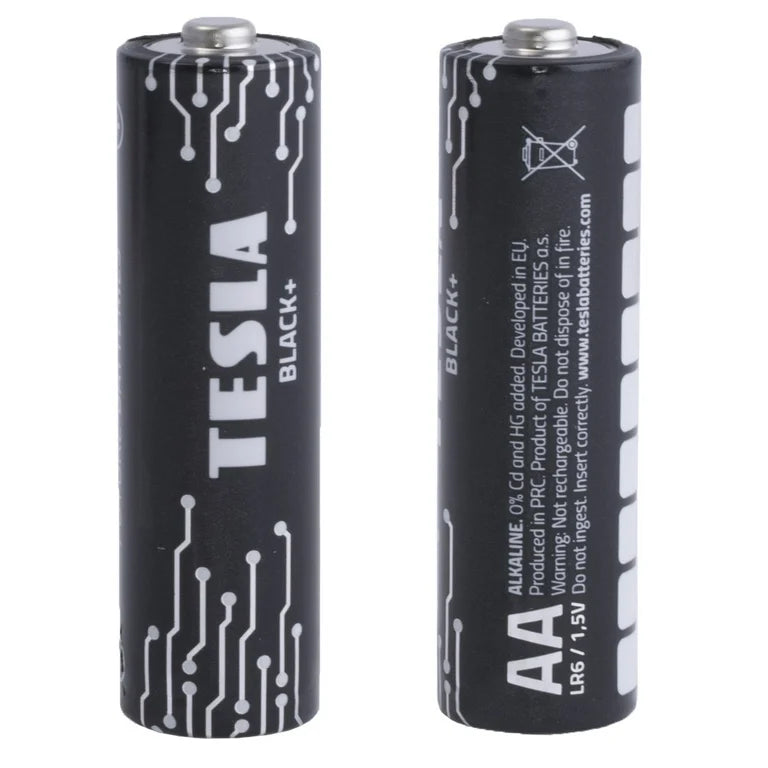 Tesla Black+ AA Batteries (50 pcs)