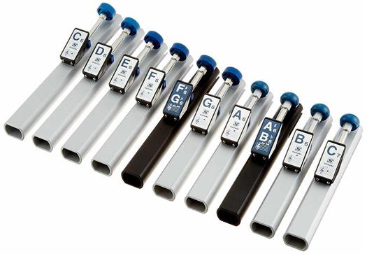 Suzuki Tonechime / Handbells with 10 bars and bag - HB-100