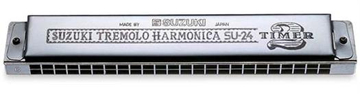 Suzuki Tremolo Harmonicas SU-24 2T - key: C#