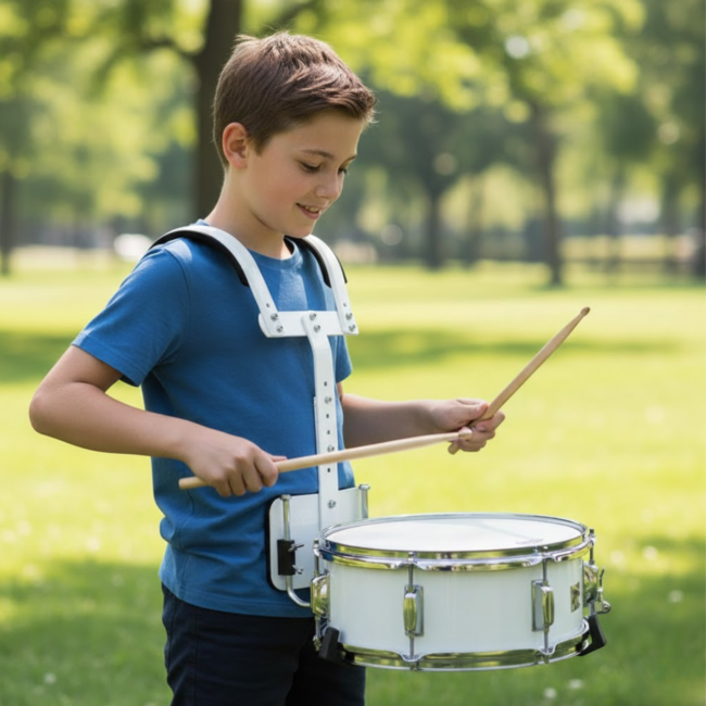 V-TONE MSD 14 marching snare drum with carrying strap