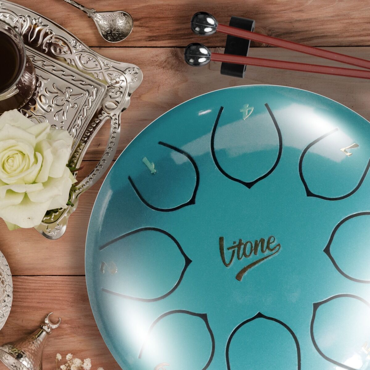 Tongue Drum 6" (8 Tones C Scale)