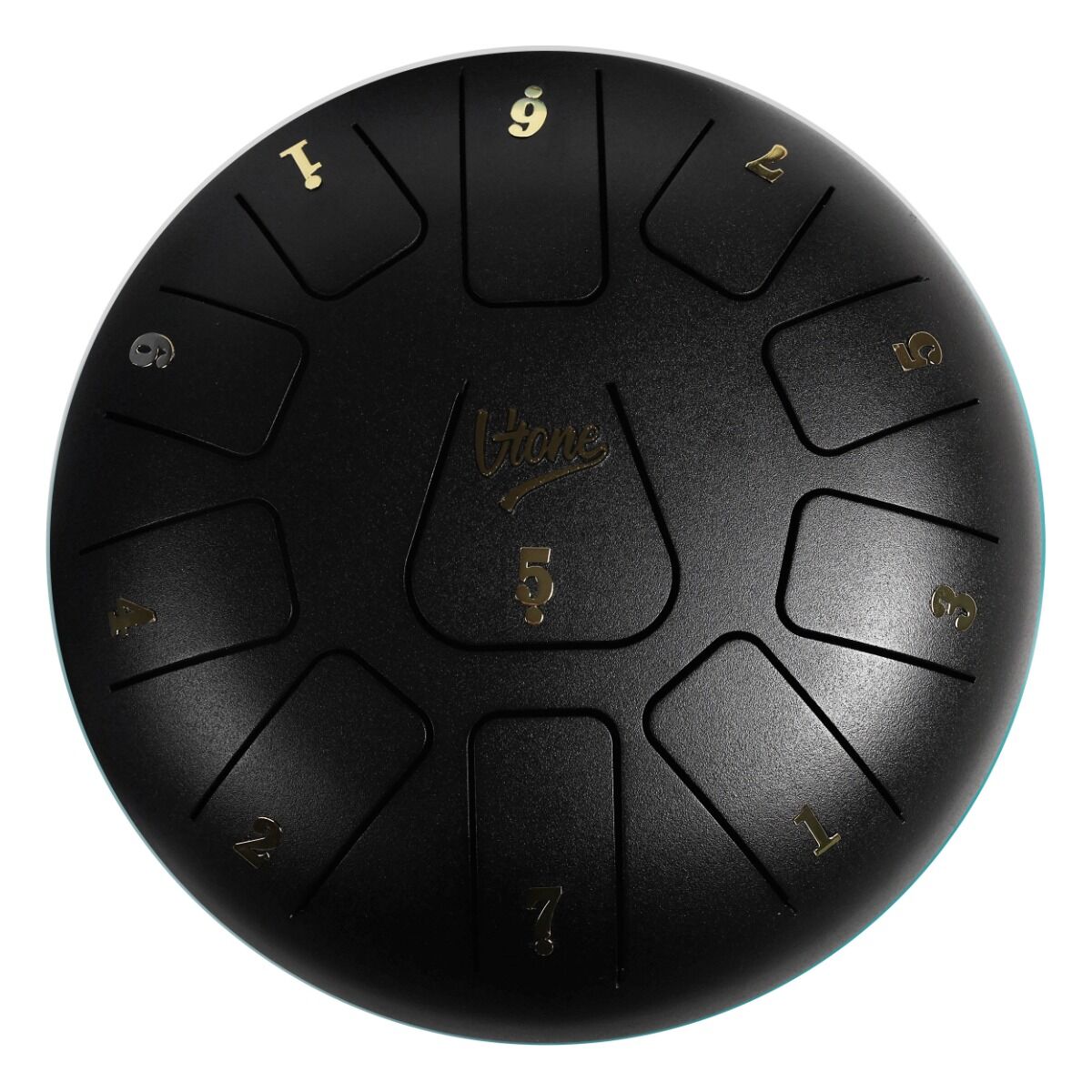 Tongue Drum 8" Black incl. Accessories (11 Tones)