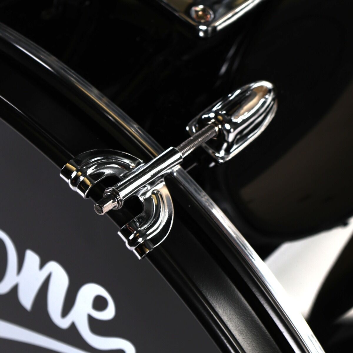 V-TONE VD KIT PRO Acoustic Drum Kit – Black incl. Drumsticks & Drum Throne