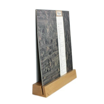 Vinyl On-Wall Display Rack (Wood)
