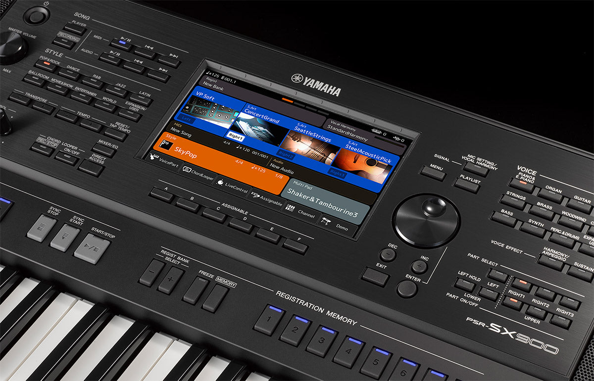 Yamaha PSR-SX900 Keyboard (Black)