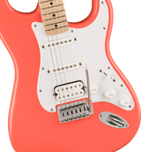 Fender Squier Sonic Stratocaster HSS Electric Guitar Starter Kit (Tahitian Coral)