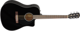 Fender CD-60SCE Dreadnought Western (Black)