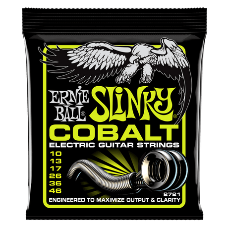 Ernie Ball Slinky Cobalt Guitar Strings, Electric Guitar