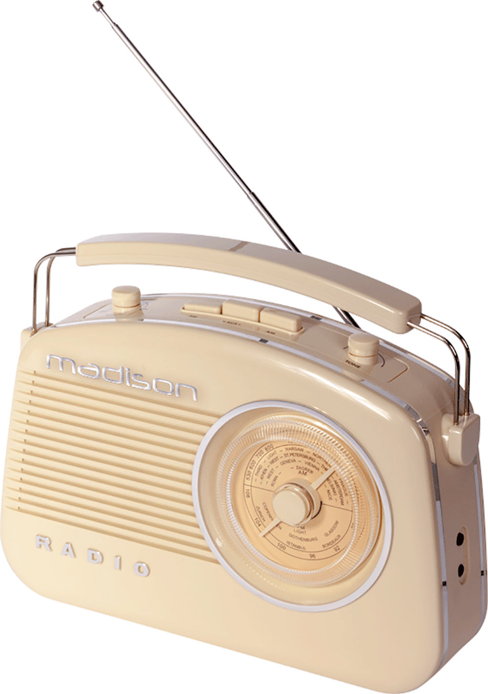 Madison Retro Radio m. Bluetooth (Beige)