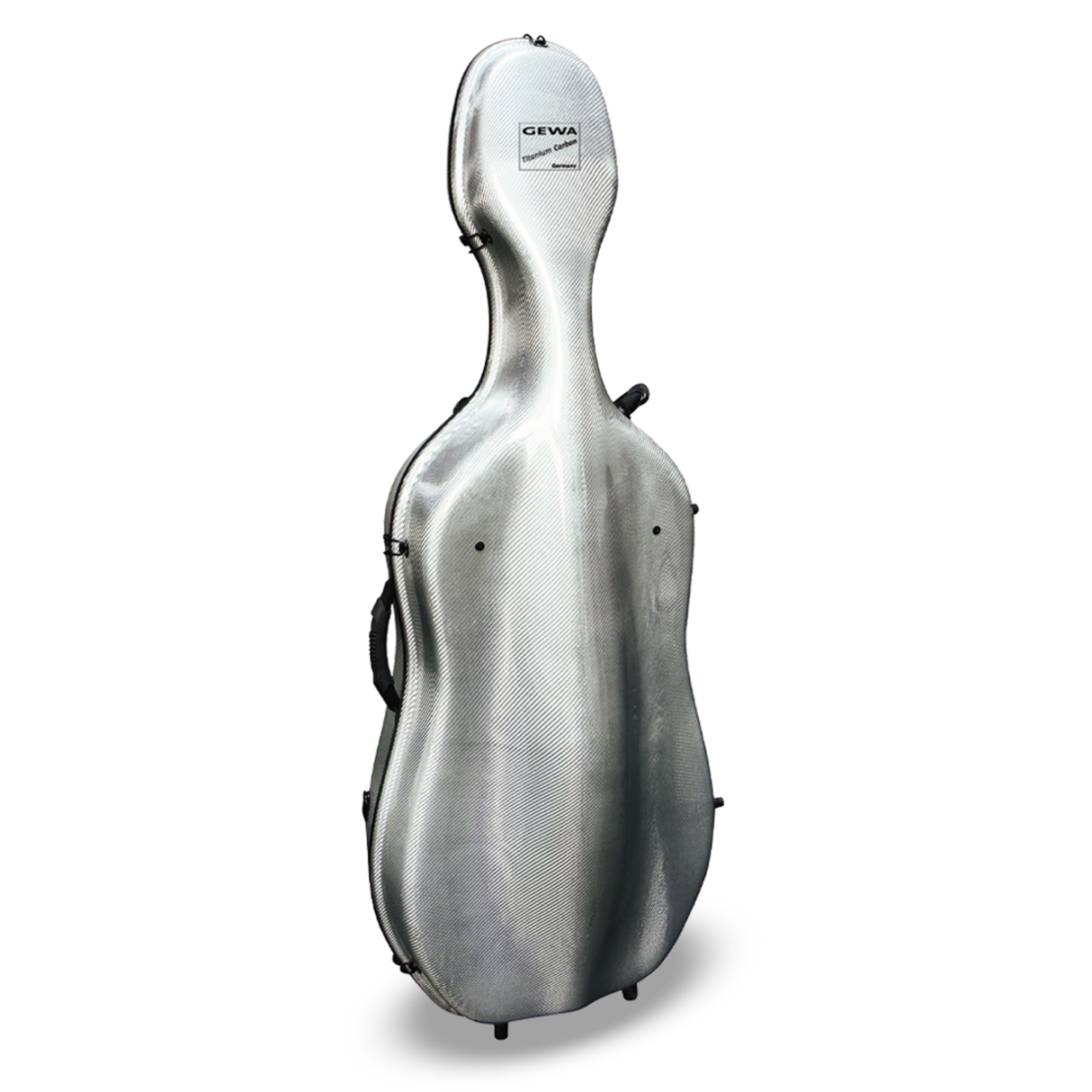 GEWA Cellos case Idea Titanium Carbon 3.3 - Titanium/blue