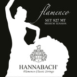 Hannabach Strings for classical guitar Series 827 Medium Tension Flamenco - Medium set (827MT)