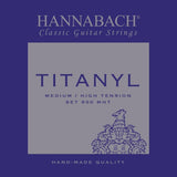 Hannabach strings for classical guitar Serie 950 Medium/High Tension Titanyl - Medium-High set (950MHT)