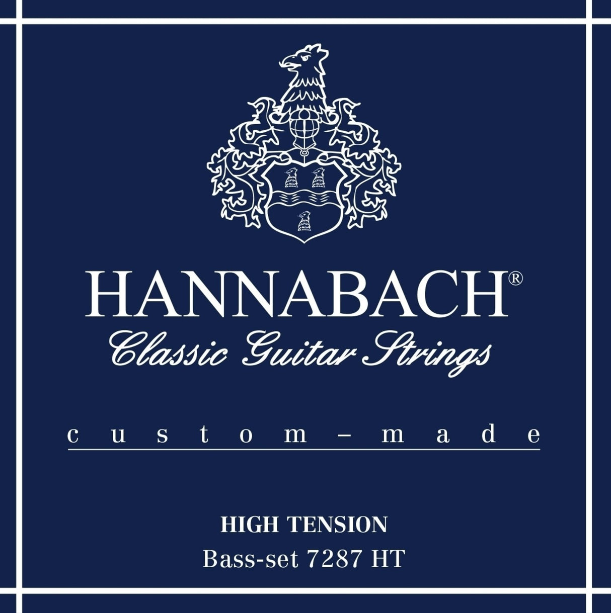 Hannabach Strings for classical guitar Series 728 High Tension Custom Made - 3 bass strings high (7287HT)