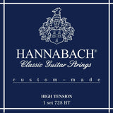 Hannabach Strings for classical guitar Series 728 High Tension Custom Made - High tension set (728HT)