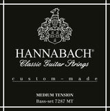 Hannabach Strings for classical guitar Series 728 Medium Tension Custom Made - 3 bass strings medium (7287MT)