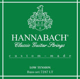 Hannabach Strings for classical guitar Series 728 Low Tension Custom Made - 3 bass strings low (7287LT)