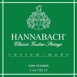 Hannabach Strings for classical guitar Series 728 Low Tension Custom Made - Low tension set (728LT)
