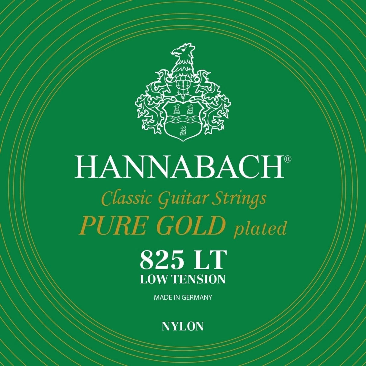 Hannabach Strings for classical guitar Serie 825 Low tension specialized gold plated - Low set