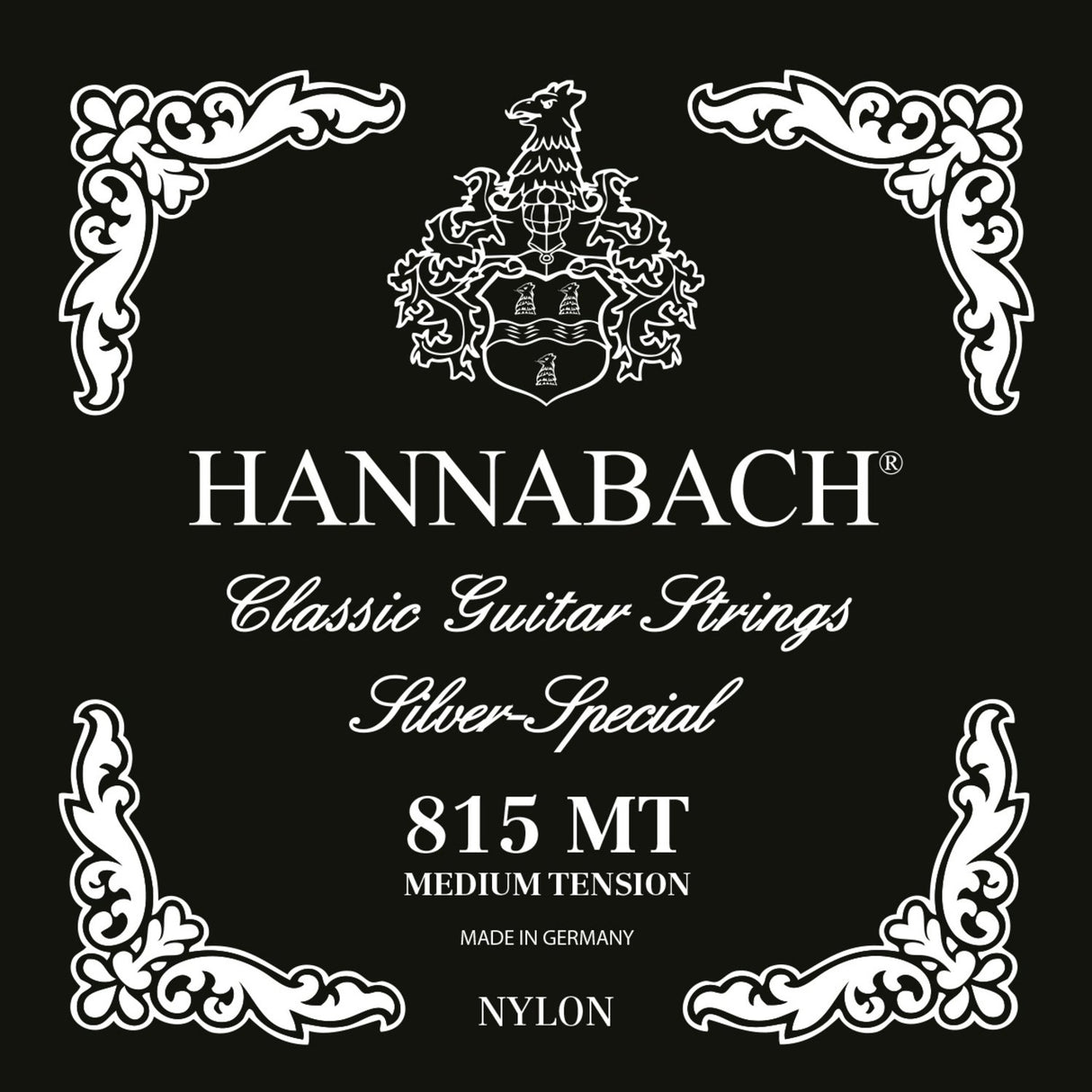 Hannabach Strings for classic guitars Serie 815 Medium tension Silver special - Set medium (815MT)