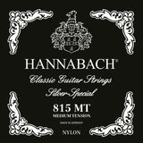 Hannabach Strings for classic guitars Serie 815 Medium tension Silver special - Set medium (815MT)
