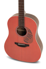 Applause acoustic Guitars Jump Slope Shoulder Dreadnought - Peach (AAS-69-O)