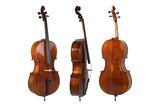 GEWA Cellos Allegro Antique - 1/2 (Set up with Wittner fine tuning tailpiece incl. bag, carbon bow, Larsen Aurora strings)