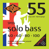 Rotosound E-Bass Strings Solo Bass 55 - Set 4-string Hybrid 40-100 (SM55)