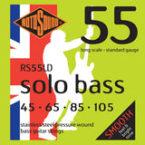 Rotosound E-Bass Strings Solo Bass 55 - Set 4-string Standard 45-105 (RS55LD)