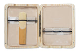 GEWA reed case alto saxophone 6 reeds - Natural lacquered finish