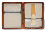 GEWA reed case alto saxophone 6 reeds - Red-brown lacquered finish