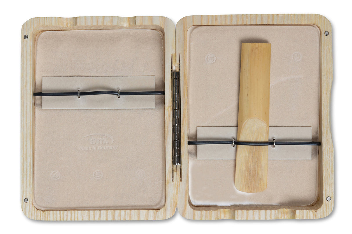 GEWA Reed case Tenor Saxophone 6 reeds - Natural lacquered finish