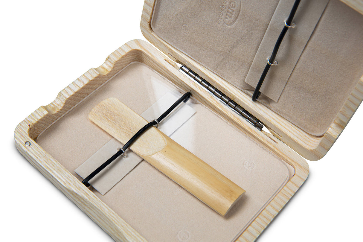 GEWA Reed case Tenor Saxophone 6 reeds - Natural lacquered finish