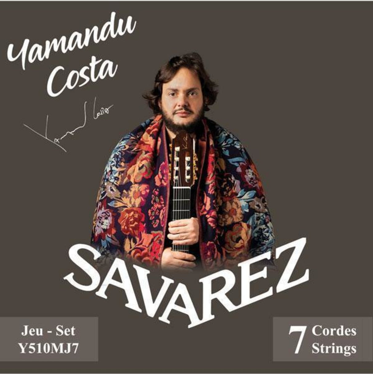 Savarez Strings for classical guitar YAMANDU COSTA 7-string - 7-string high tension (Y510MJ7)