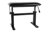 GEWA Piano bench Autolift XL - Black synthetic leather cover