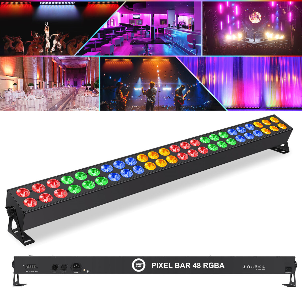 LIGHT4ME PIXEL BAR 48 RGBA LED Bars