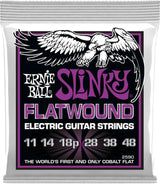 Ernie Ball 2590 Flatwound Power Slinky Electric Guitars
