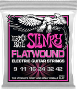 Ernie Ball 2593 Flatwound Super Slinky Electric Guitars