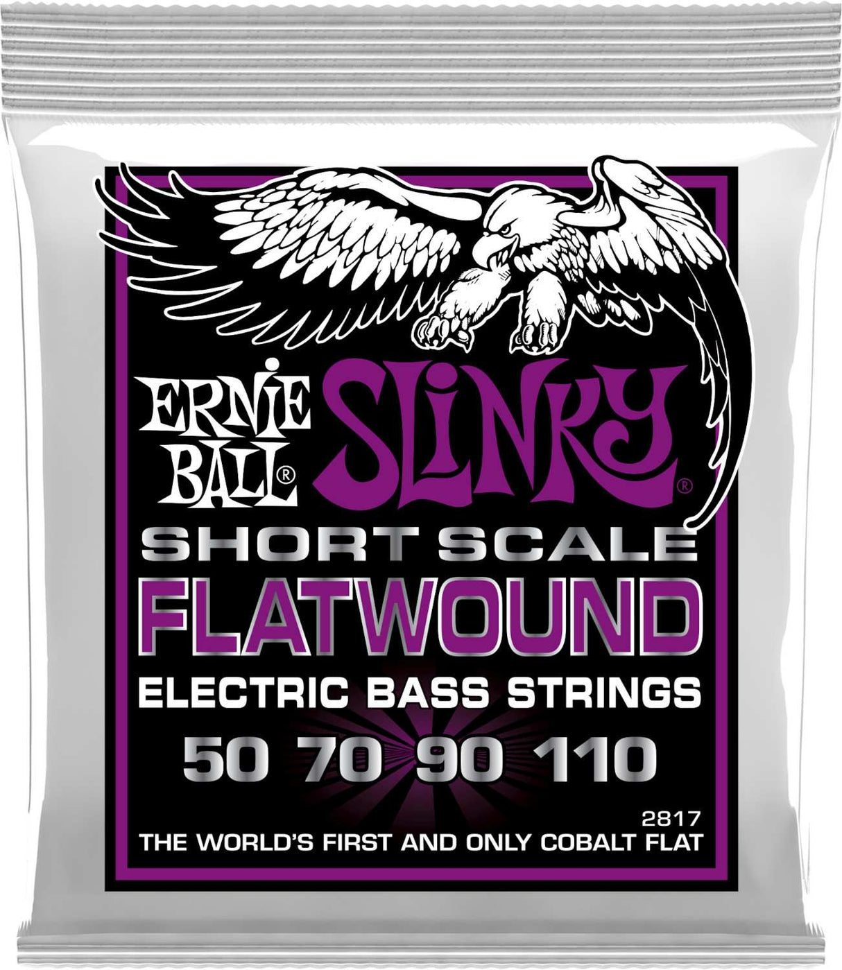 Ernie Ball 2817 Flatwound Slinky Short Scale Bass Power Slin