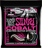 Ernie Ball 3723 Cobalt Super Slinky 3-Pack