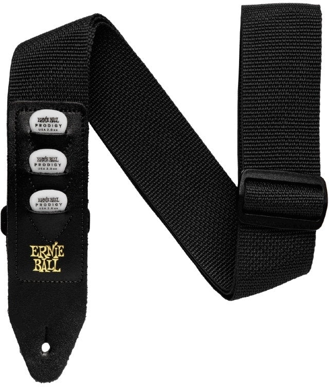 Ernie Ball EB-4039 Pickholder Strap Black